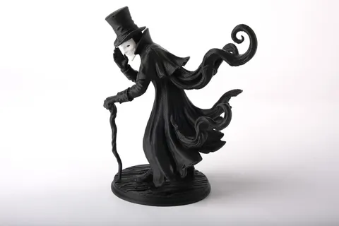 Creepy Plague Doctor Figurine Gothic Statue — 3D printed bust sculpture