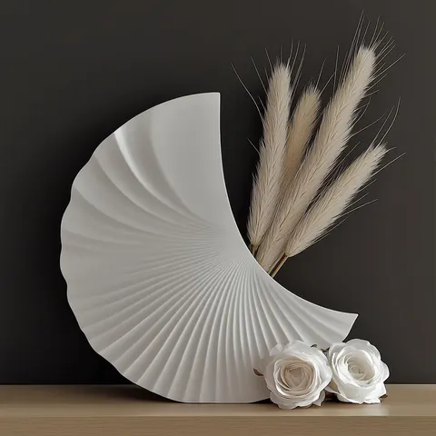 Crescent Moon — 3D printed wall decor piece