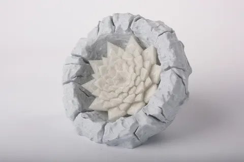 Crystal In The Stone — 3D printed decor piece