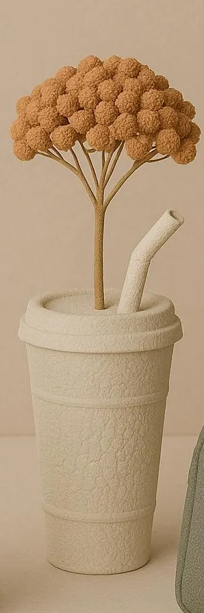 Cup 2 — 3D printed botanical vase