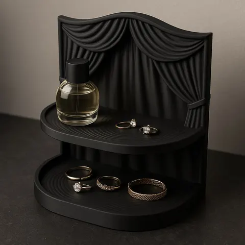 Curtain Stand — 3D printed desk organizer