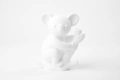 Cute Koala Figurine on Tree Branch — 3D printed flexi animal
