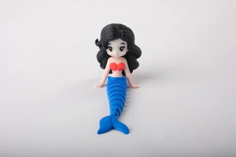 Cute Mermaid Flexi Toy — 3D printed fidget toy