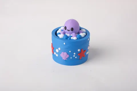 Cute Octopus Clicker Toy — 3D printed fidget toy