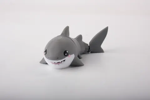 Cute Shark Flexi Toy — 3D printed flexi sea creature