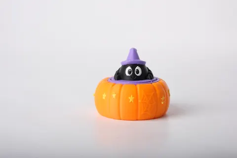Cute Spider Pumpkin Clicker — 3D printed fidget toy