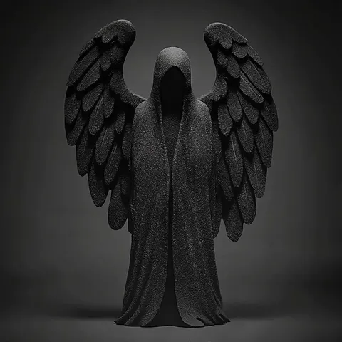 Dark Angel — 3D printed gothic figurine