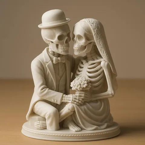 Dead Couple — 3D printed gothic figurine