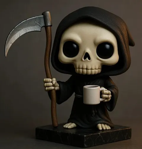 Death In Morning — 3D printed decor piece