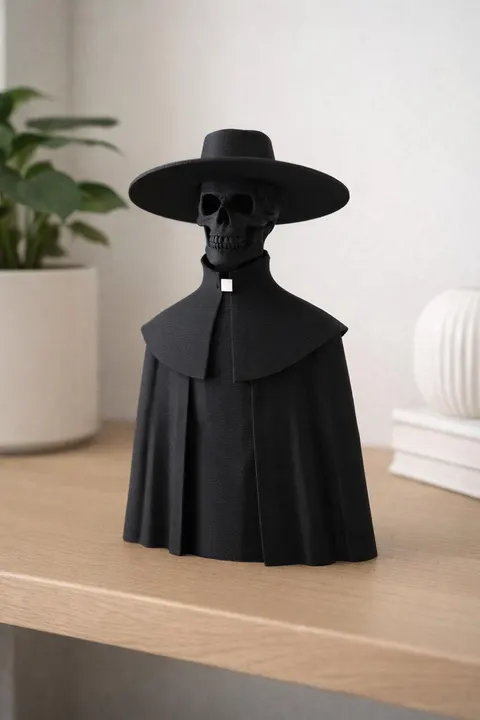 Death Minister — 3D printed gothic figurine