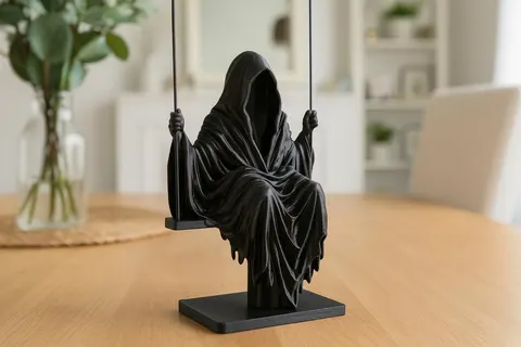 Death On Swing — 3D printed decor piece