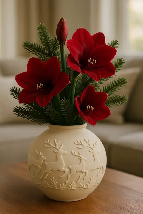 Deer Vase 1 — 3D printed seasonal vase