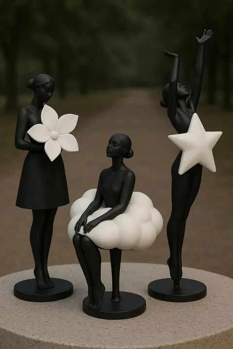 Different Girls — 3D printed bust sculpture