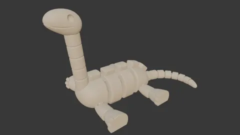 Diplodocus — 3D printed flexi reptile