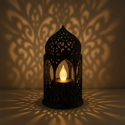 Dome Candle Holder — 3D printed lamp