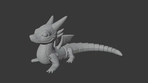 Dragon — 3D printed flexi dragon