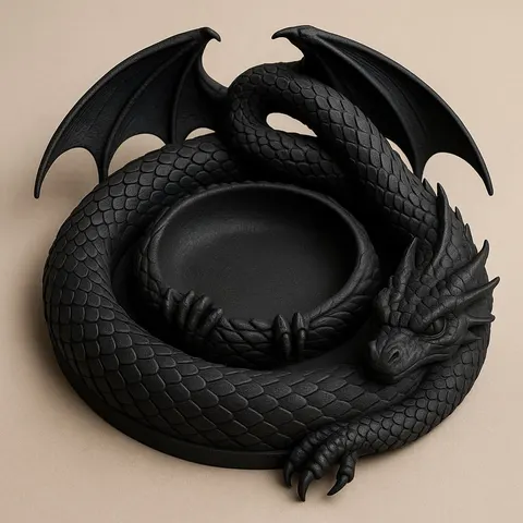 Dragon Ashtray — 3D printed animal tray
