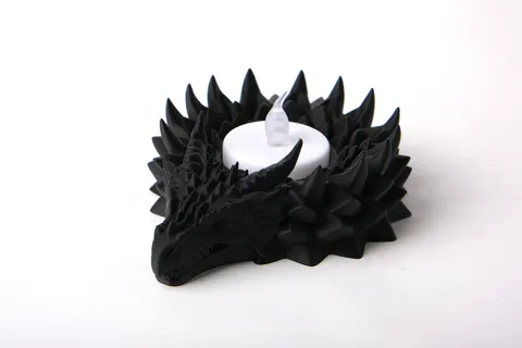 Dragon LED Tealight Candle Holder — 3D printed lamp