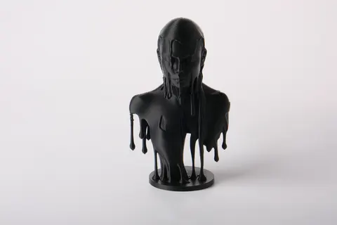 Dripping Bust Sculpture — 3D printed bust sculpture