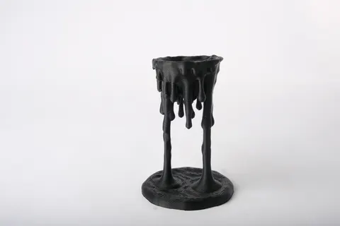 Dripping Candle Wax Holder — 3D printed desk organizer