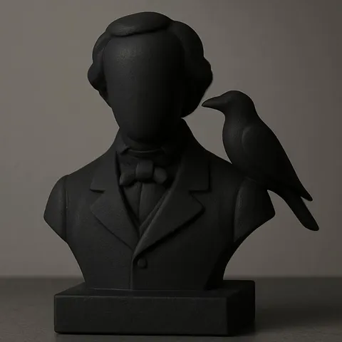 Edgar Allan Poe — 3D printed decor piece