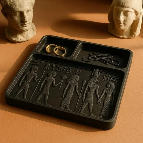 Egyptian Hieroglyphs — 3D printed wall decor piece