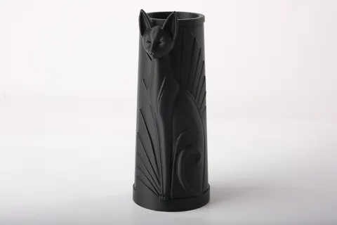 Elegant Cat Vase — 3D printed figural vase