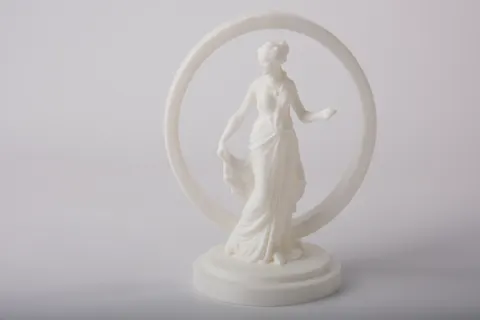 Elegant Classical Goddess Sculpture — 3D printed bust sculpture