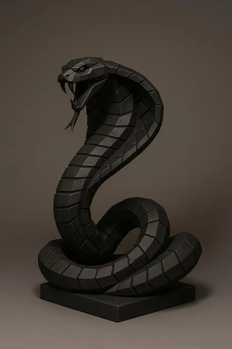 Evil Snake — 3D printed flexi reptile
