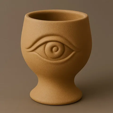 Eye Cup — 3D printed figural vase
