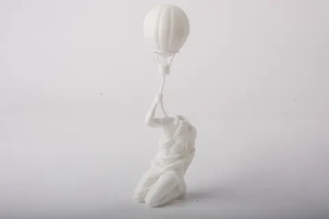 Faceless Balloon Figure — 3D printed bust sculpture