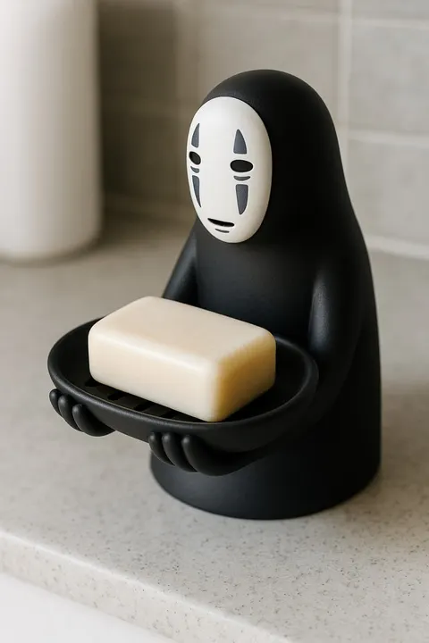 Faceless God Soap Holder — 3D printed desk organizer