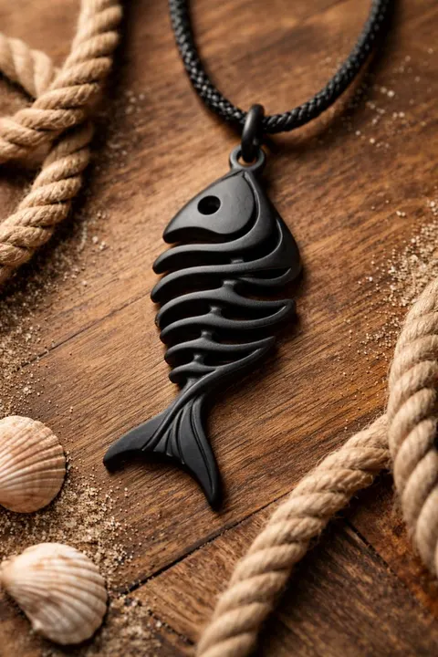 Fish Brooch — 3D printed jewelry piece
