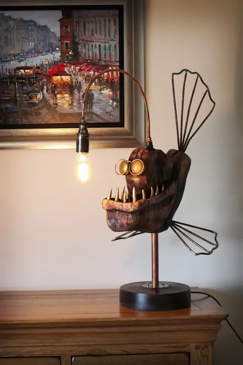 Fish Lantern — 3D printed lamp