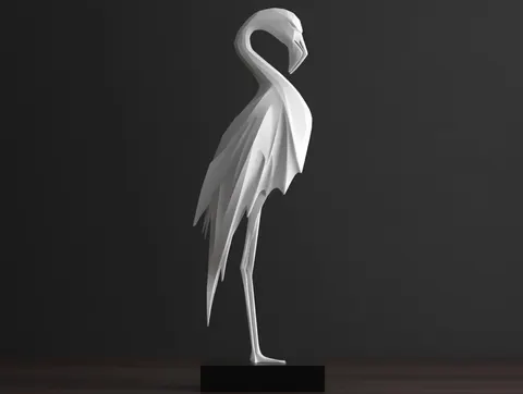 Flamingo Розовый — 3D printed flexi animal
