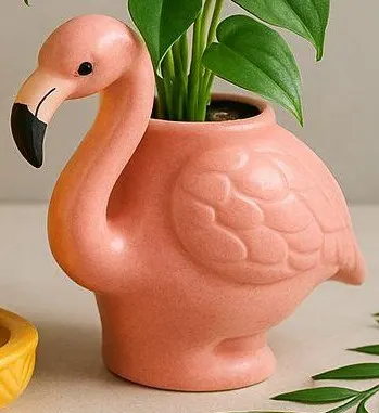 Flamingo Vase — 3D printed figural vase
