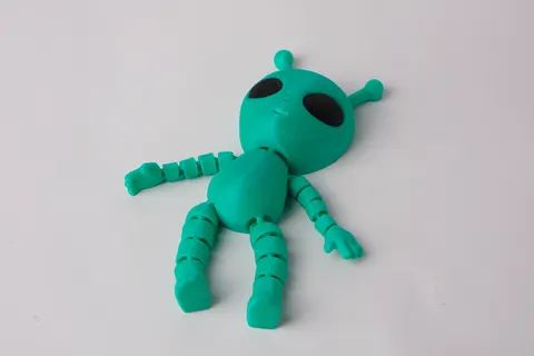 Flexi Alien Figurine — 3D printed flexi dragon