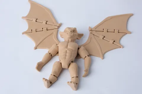 Flexi Gargoyle — 3D printed flexi dragon