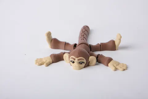 Flexi Monkey Toy — 3D printed flexi animal