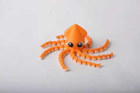 Flexi Squid Fidget Toy — 3D printed fidget toy