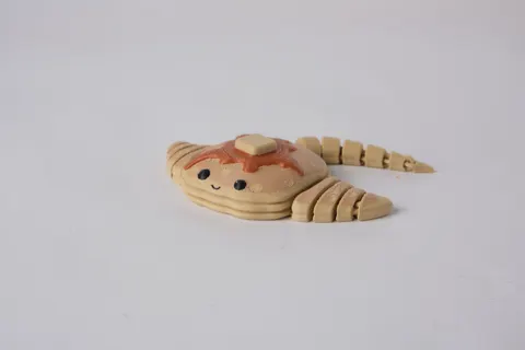 Flexi Stingray Pancake Toy — 3D printed fidget toy