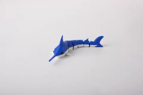 Flexi Swordfish Toy — 3D printed fidget toy