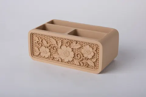 Floral Desk Organizer — 3D printed botanical tray
