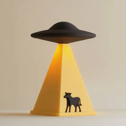 Flying Saucer — 3D printed decor piece
