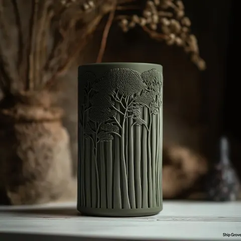 Forest — 3D printed botanical vase