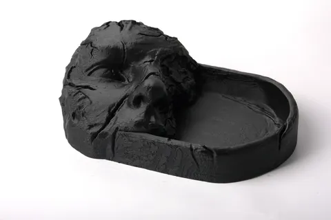 Fossil Face Tray — 3D printed desk organizer