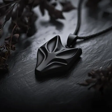 Fox Pendant — 3D printed jewelry piece