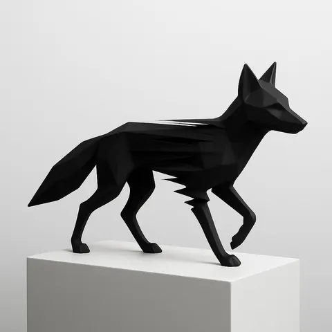 Fox Speed — 3D printed flexi animal
