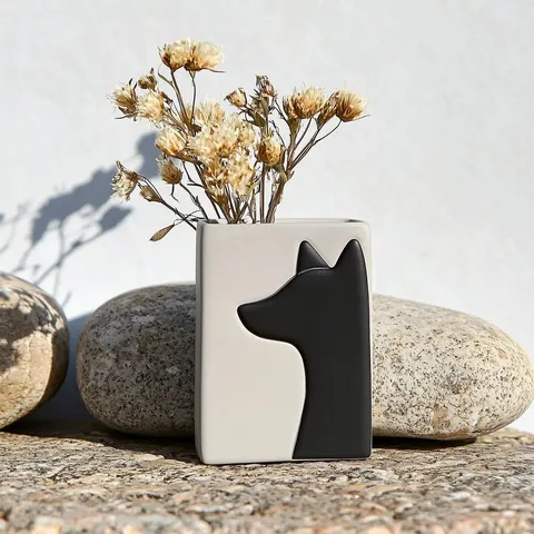 Fox Vase — 3D printed figural vase