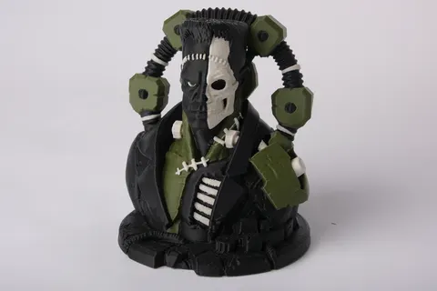 Frankenstein Zombie Bust — 3D printed gothic figurine